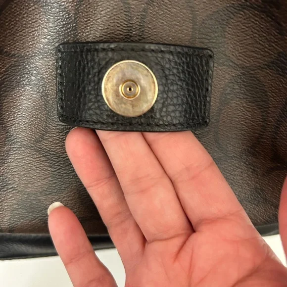 Coach Dual-Tone Black and Brown Diaper Backpack - Picture 11 of 13